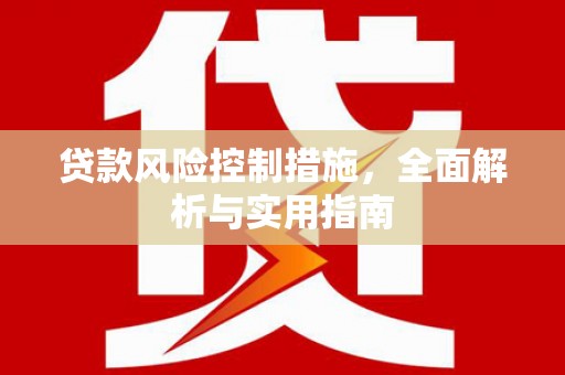 杜尔伯特贷款风险控制措施，全面解析与实用指南