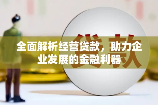 公主岭全面解析经营贷款，助力企业发展的金融利器
