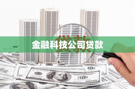 南充金融科技公司贷款