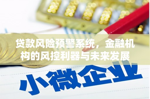 三穗贷款风险预警系统，金融机构的风控利器与未来发展
