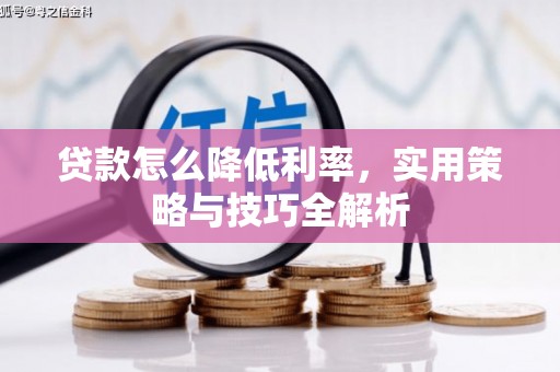 夏河贷款怎么降低利率，实用策略与技巧全解析