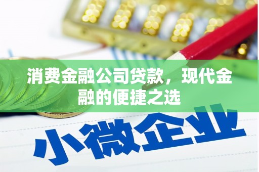 贵定消费金融公司贷款，现代金融的便捷之选