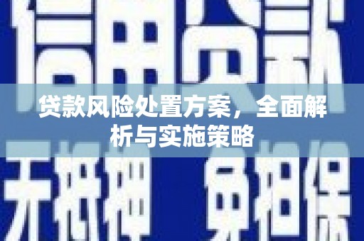 大兴安岭贷款风险处置方案，全面解析与实施策略